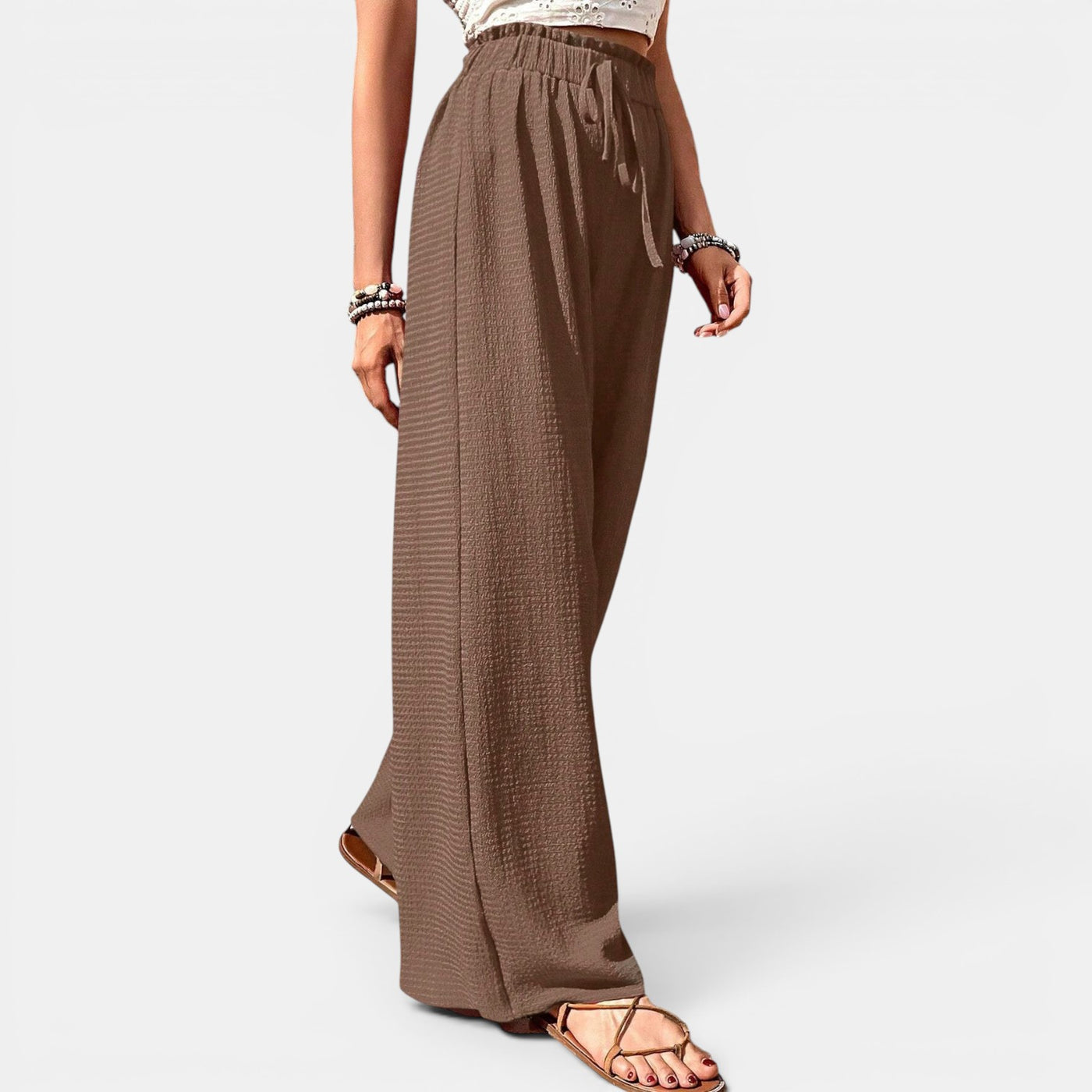 Women's Wide Leg Plaid Pants