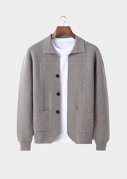 Sobrecamisa Hombre Premium 100% Cashmere – Overshirt con Botones