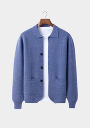Sobrecamisa Hombre Premium 100% Cashmere – Overshirt con Botones