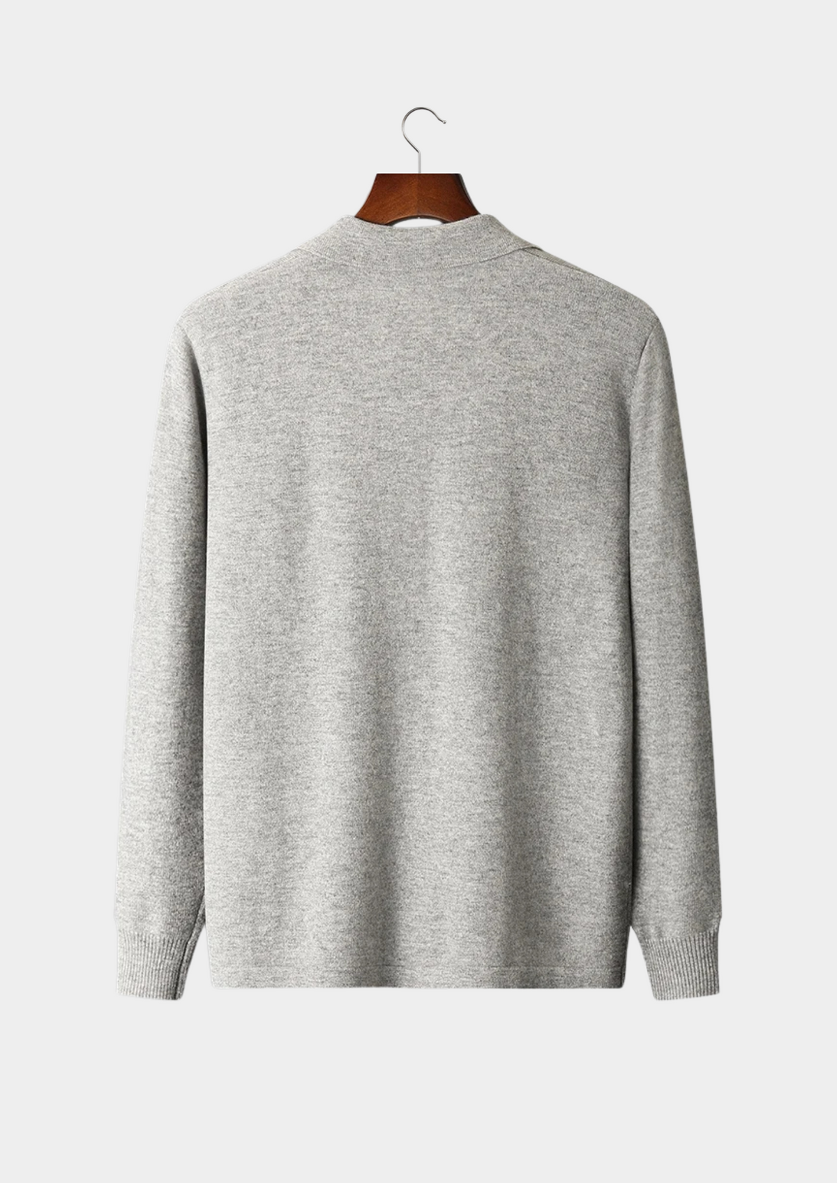 Cárdigan Polo Cashmere Hombre Premium – 100% Cashmere Clásico