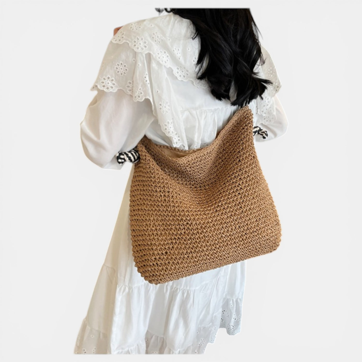 Bolso de Paja Mujer Grande