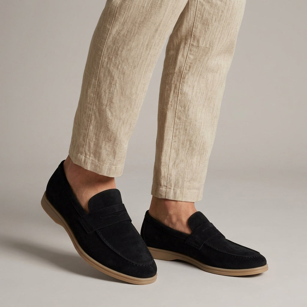 Mocasines Mujer de Ante Elegantes