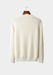 Jersey de Cashmere con Botones Premium – 100% Cashmere Clásico