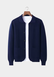 Sobrecamisa Hombre Cashmere Premium – 100% Cashmere con Botones