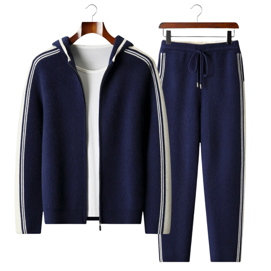 Men's Premium 100% Cashmere Tracksuit Damien – Elegant Set
