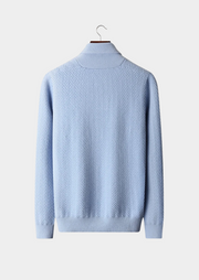 Jersey Hombre Premium 100% Cashmere – Cuello con Botones