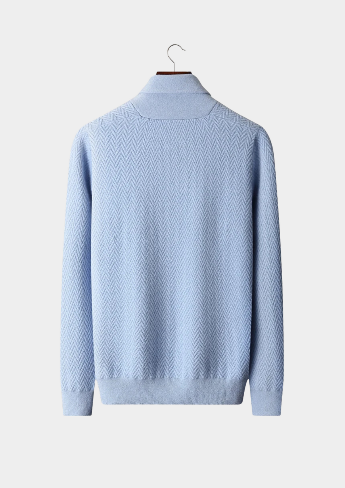 Jersey Hombre Premium 100% Cashmere – Cuello con Botones