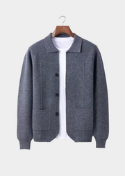 Sobrecamisa Hombre Premium 100% Cashmere – Overshirt con Botones