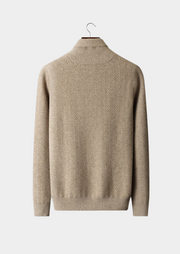 Jersey Hombre Premium 100% Cashmere – Cuello con Botones