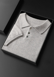 Polo Clásico Hombre Premium – 100% Cashmere