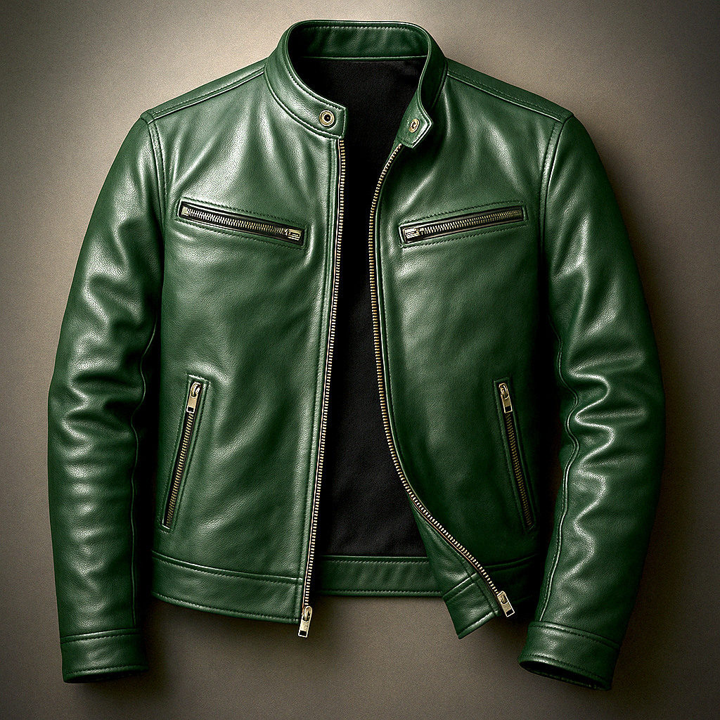 Men's Premium Leather Jacket – Vintage Genuine Leather Jacket