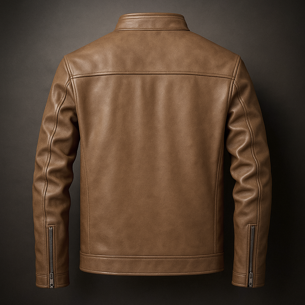Chaqueta de Cuero Hombre Estilo Vintage