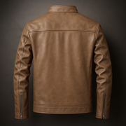 Chaqueta de Cuero Hombre Estilo Vintage