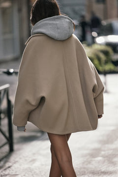 Abrigo Oversize de Lana Mujer