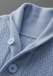 Jersey Hombre Premium 100% Cashmere – Cuello con Botones