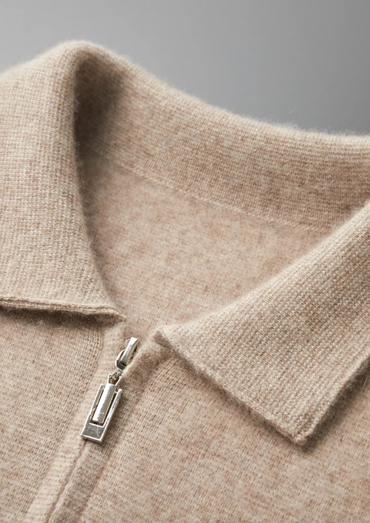 Men's Premium 100% Cashmere Cardigan – Zip Jacket