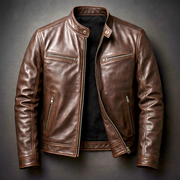 Men's Premium Leather Jacket – Vintage Genuine Leather Jacket
