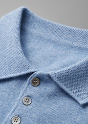 Polo Clásico Hombre Premium – 100% Cashmere