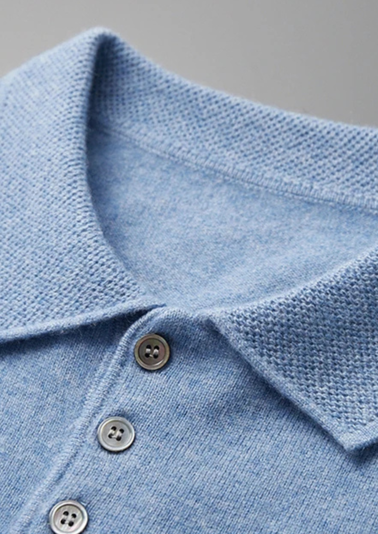 Polo Clásico Hombre Premium – 100% Cashmere