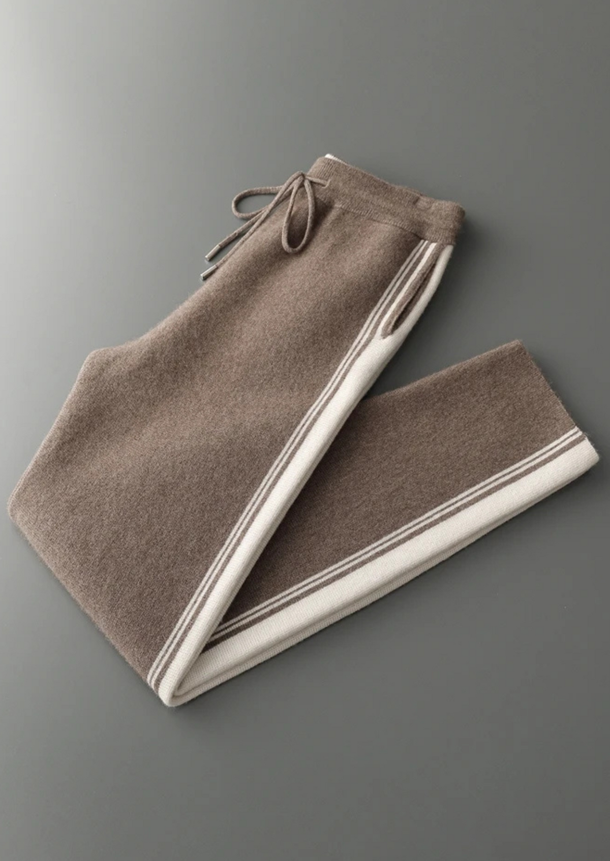 Men's 100% Cashmere Tracksuit - Two-Piece Matching Lounge Set