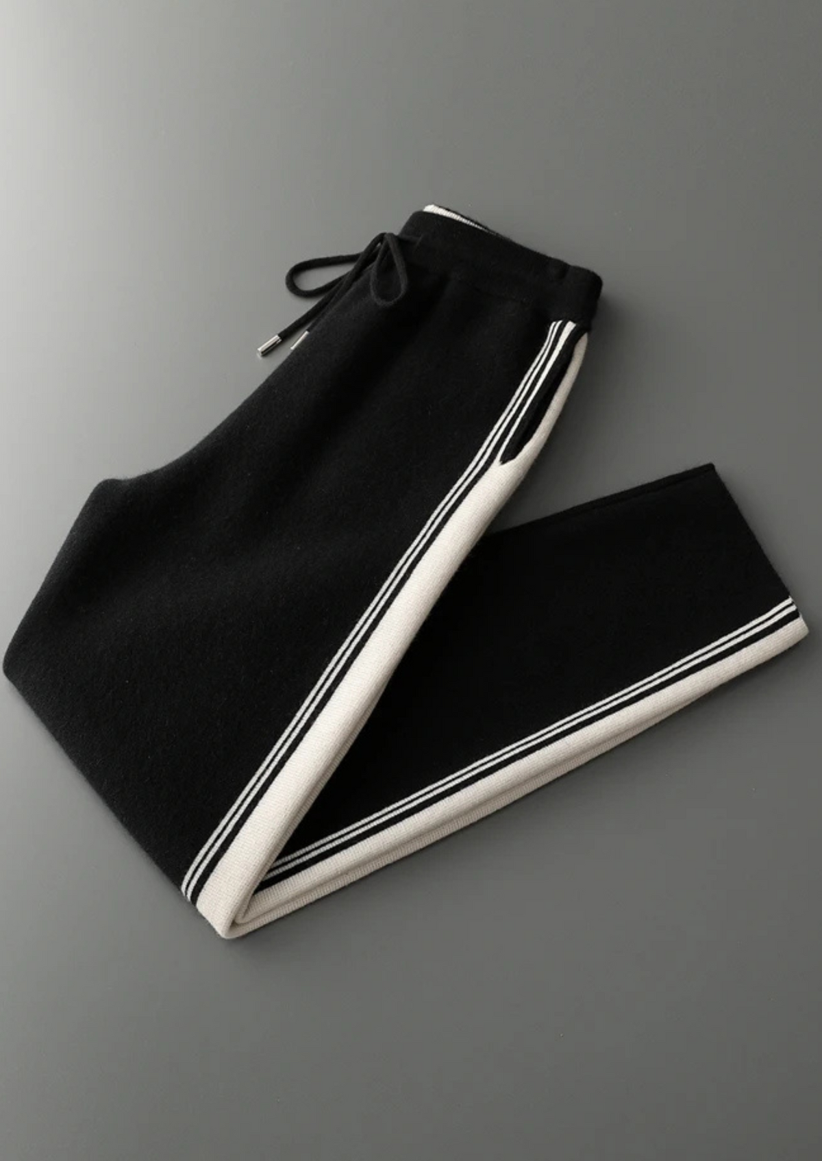 Men's 100% Cashmere Tracksuit - Two-Piece Matching Lounge Set