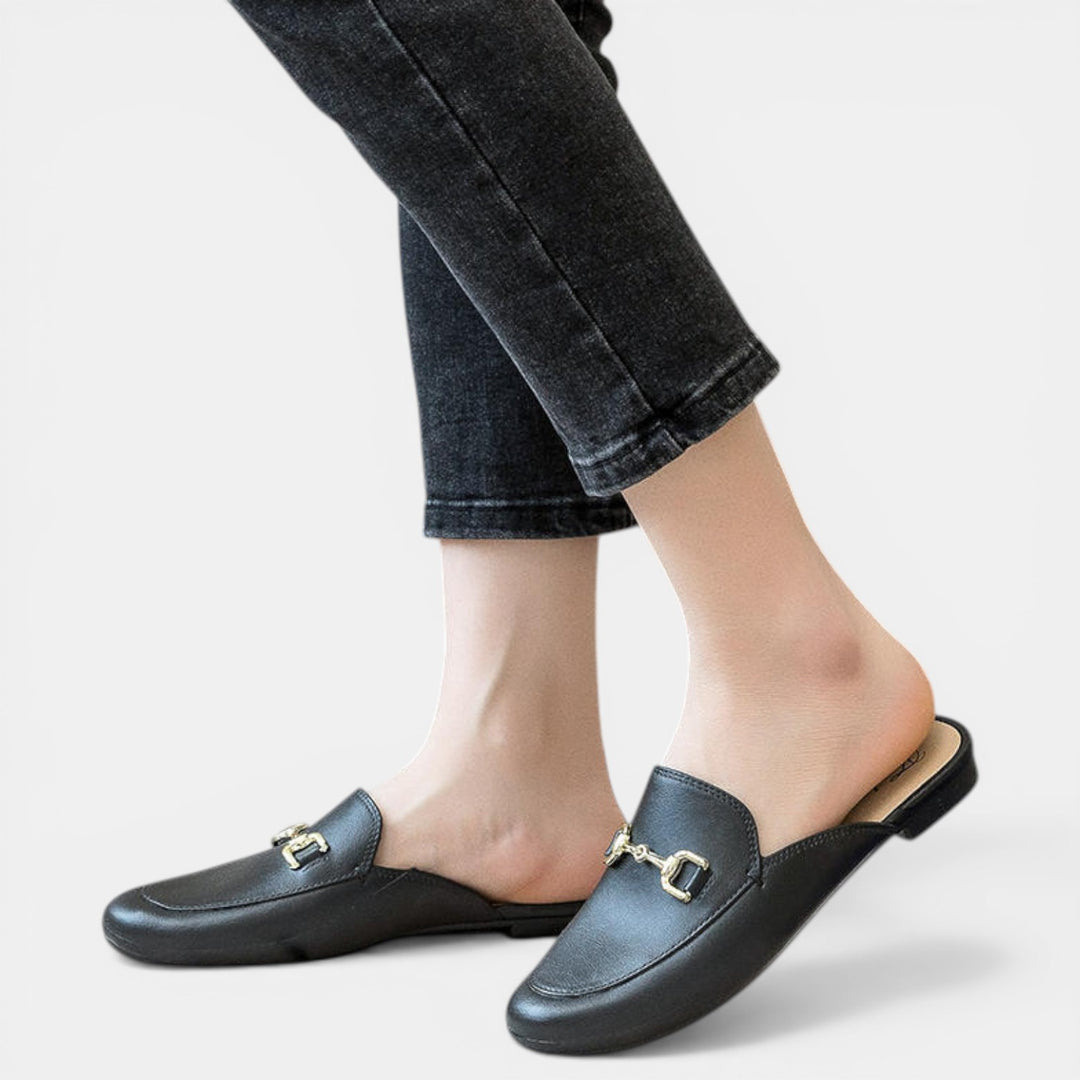 Mules de Cuero Mujer Cómodos