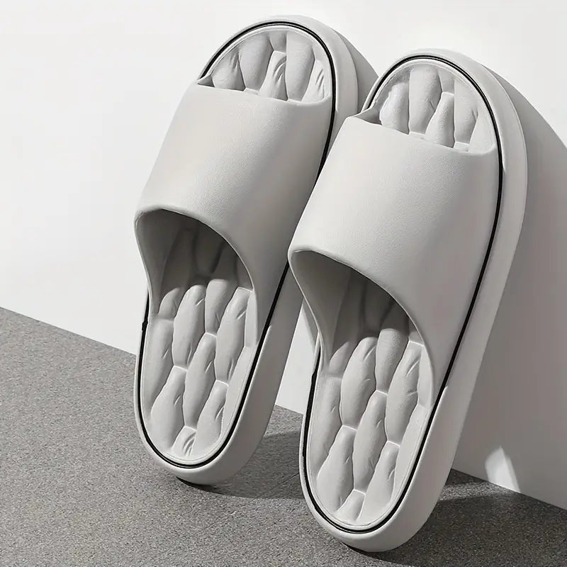 Cushioned Slide Sandals with Gel Insole