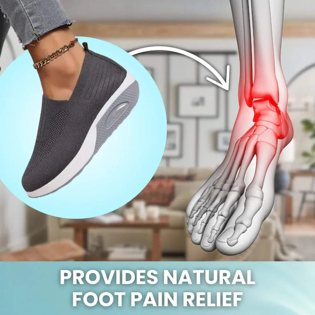 Women's Orthopedic Sneakers with Arch Support for Flat Feet
