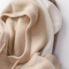 Sudadera Mujer Clásica de Cachemira con Capucha