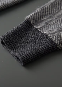 Men's 100% Merino Wool Knit Two-Piece Set - Matching Loungewear