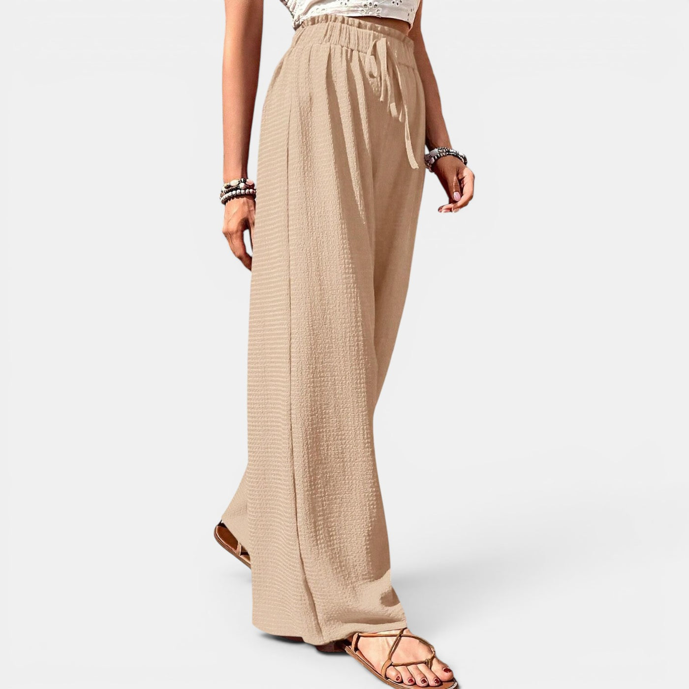 Women's Wide Leg Plaid Pants
