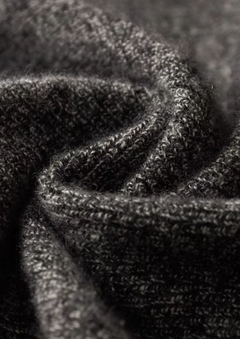 Cárdigan de Cashmere Hombre Premium – 100% Cashmere con Cremallera y Rayas