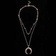 Women's Double Gold Plated Necklace
