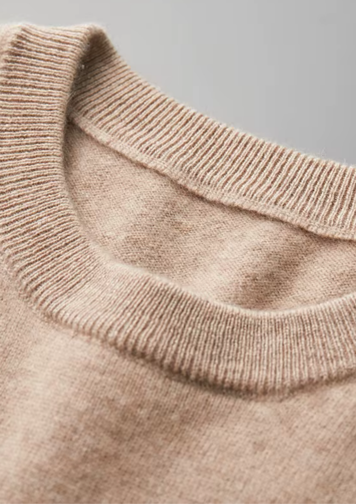 Camiseta Cashmere Hombre Premium – 100% Cashmere Cuello Redondo