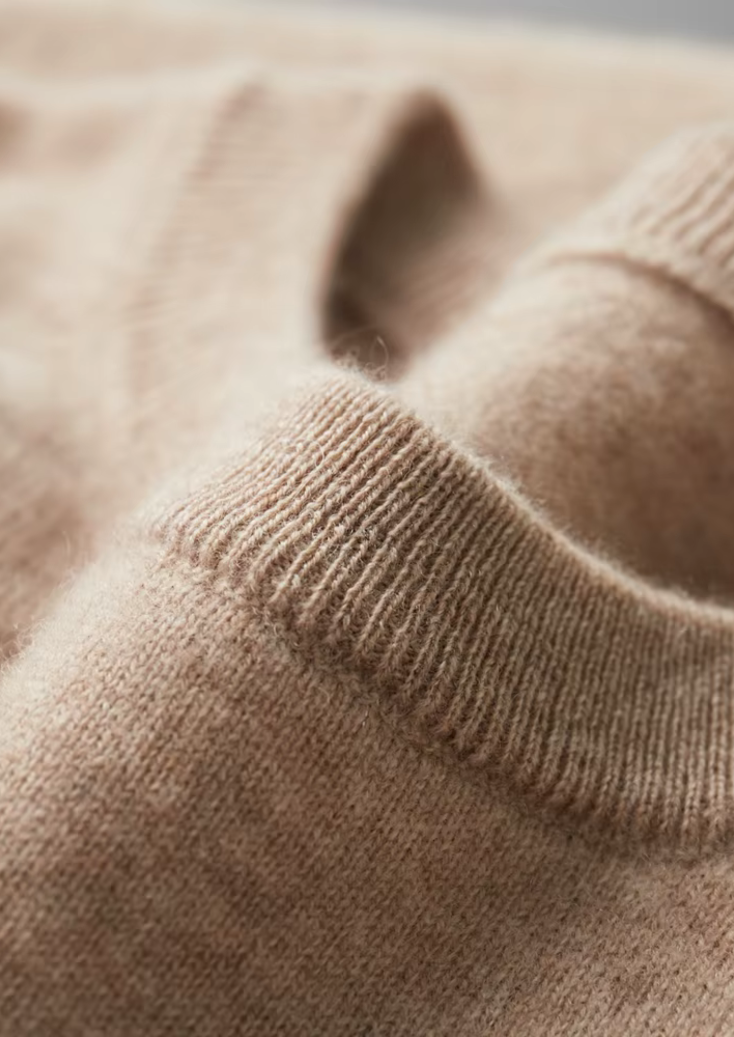 Camiseta Cashmere Hombre Premium – 100% Cashmere Cuello Redondo