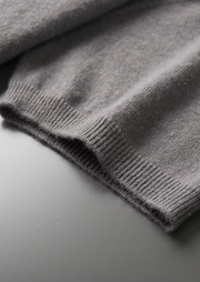 Camiseta Hombre Premium 100% Cashmere – Cuello Alto Elegante