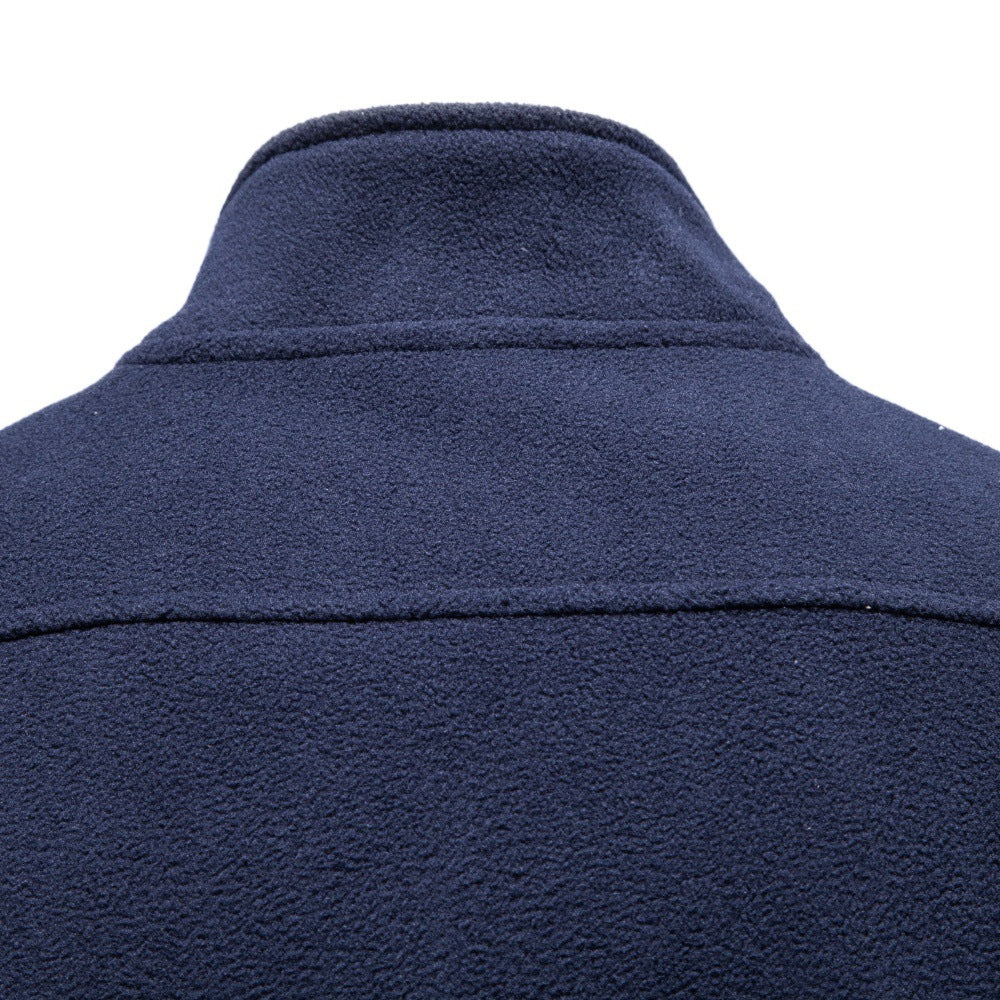 Sudadera Hombre con Cremallera Completa y Cuello Alto