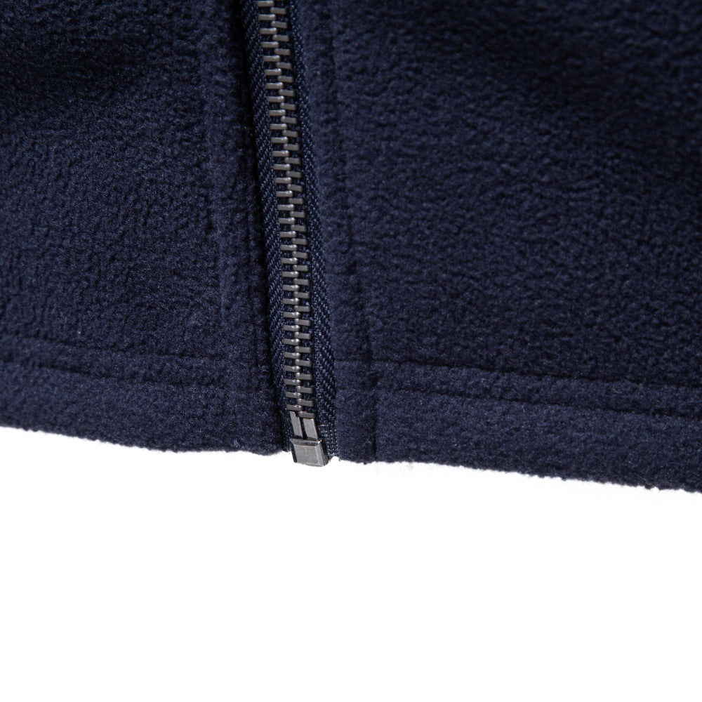 Sudadera Hombre con Cremallera Completa y Cuello Alto