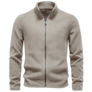 Sudadera Hombre con Cremallera Completa y Cuello Alto