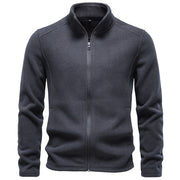 Sudadera Hombre con Cremallera Completa y Cuello Alto
