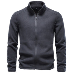 Sudadera Hombre con Cremallera Completa y Cuello Alto