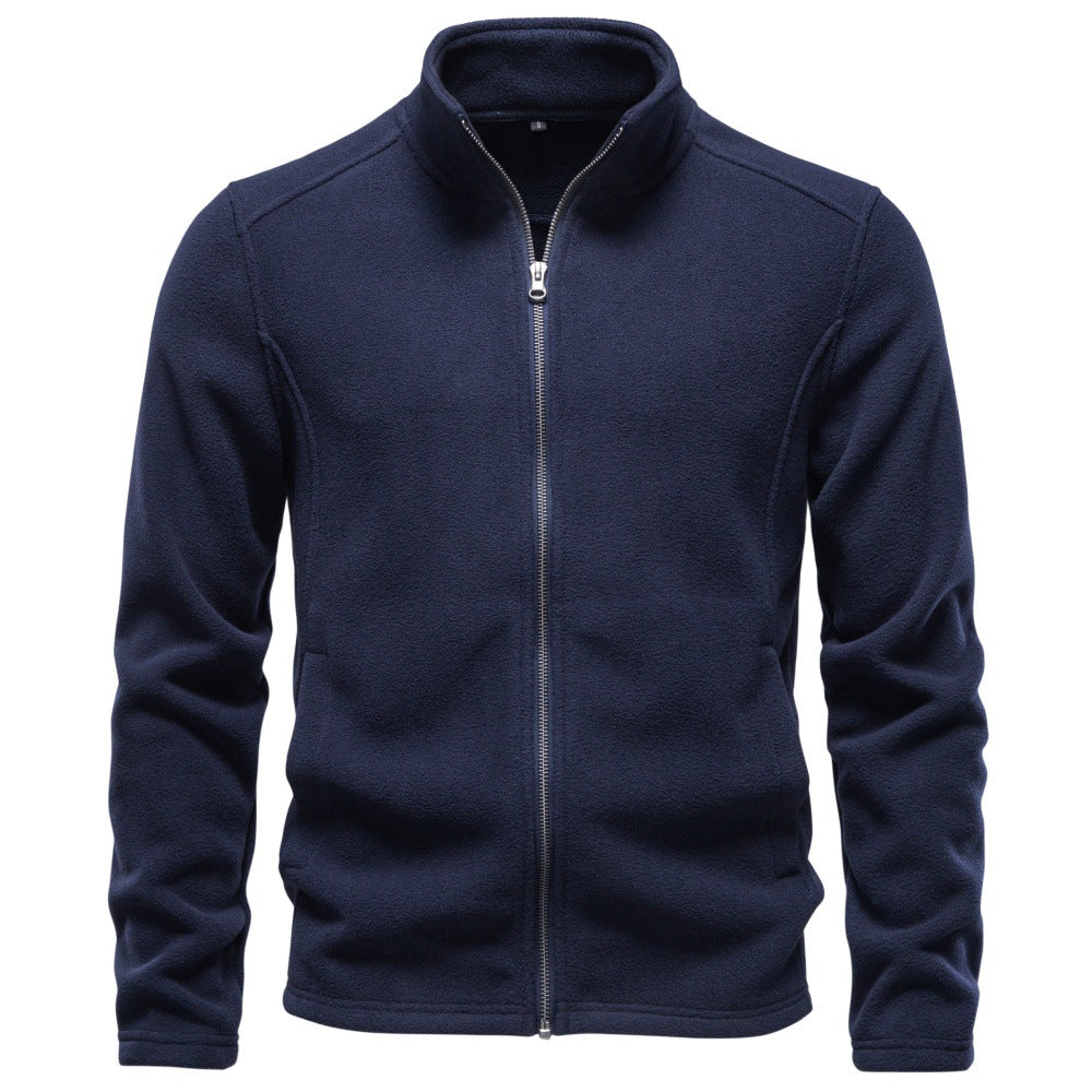 Sudadera Hombre con Cremallera Completa y Cuello Alto