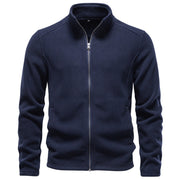 Sudadera Hombre con Cremallera Completa y Cuello Alto