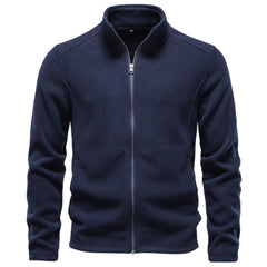 Sudadera Hombre con Cremallera Completa y Cuello Alto