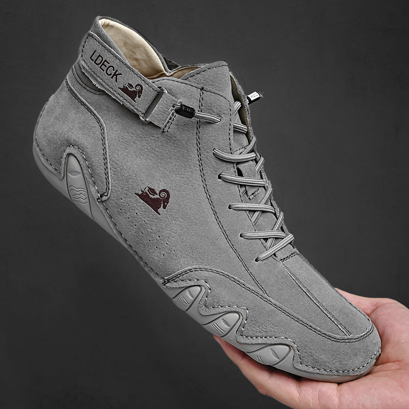 Zapatos Ortopédicos Hombre Impermeables y Antideslizantes