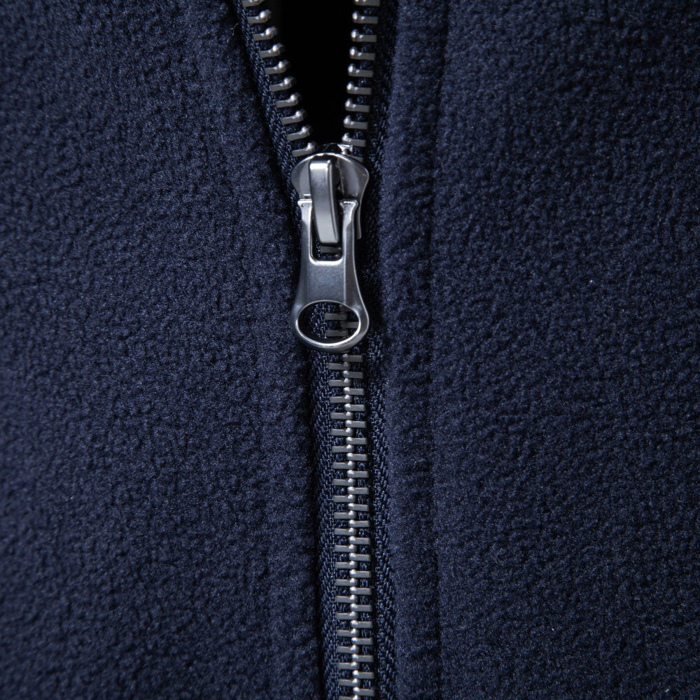 Sudadera Hombre con Cremallera Completa y Cuello Alto
