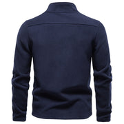 Sudadera Hombre con Cremallera Completa y Cuello Alto