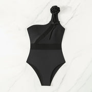 Bañador Negro Mujer Un Hombro