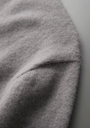 Camiseta Hombre Premium 100% Cashmere – Cuello Alto Elegante