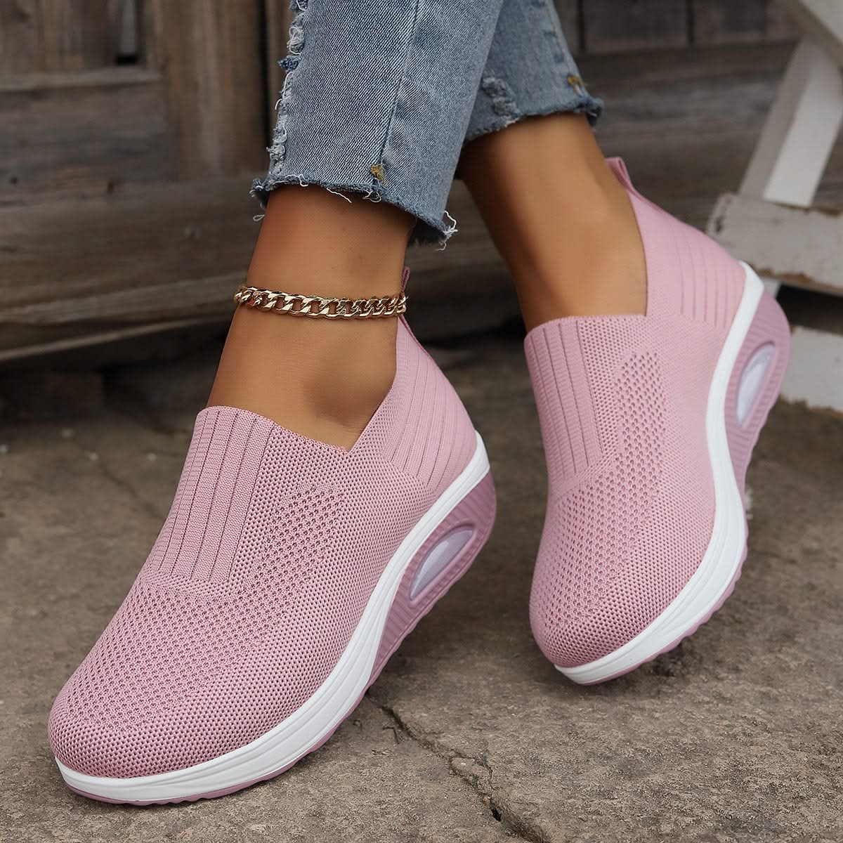 Women's Orthopedic Sneakers with Arch Support for Flat Feet